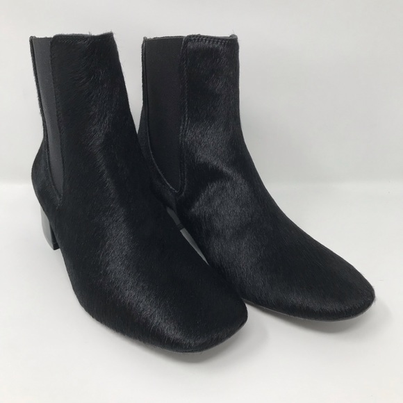 NWT Shailene Genuine Pony Hair Ankle Boots - Picture 2 of 8